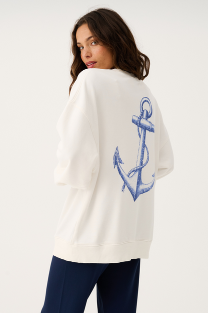 Nina Sweater | White Anchor