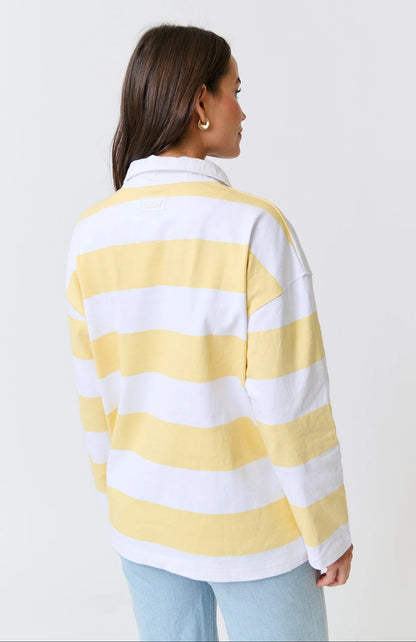 Lily Ruby Shirt | Banana Stripe