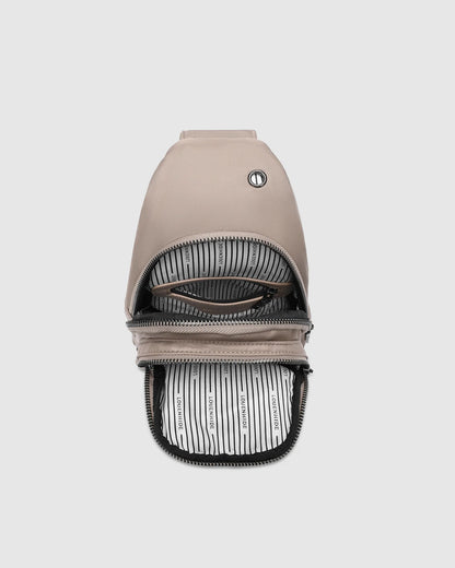 Boyd Nylon Sling Bag | Beige
