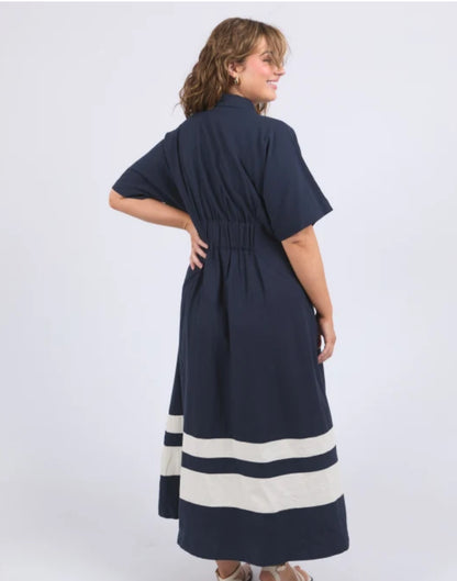 Scarlett Midi Dress - Navy