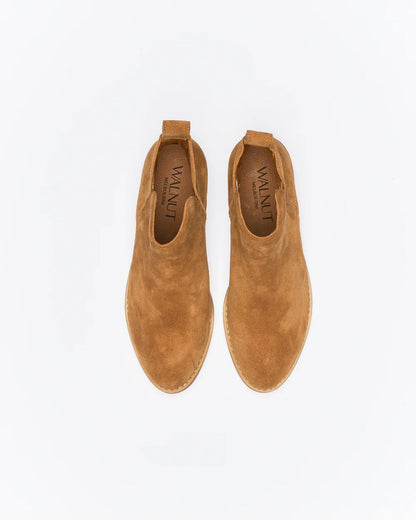 Douglas Leather Boot | Tan Suede