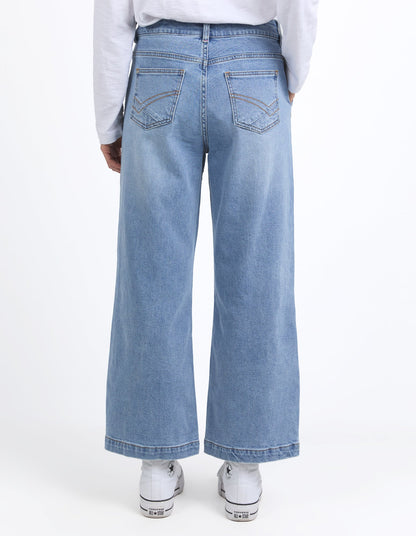 Izzy Wide Leg Jean | Vintage Blue Wash