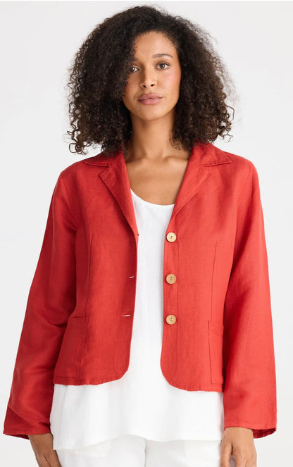 Amalfi Jacket - Cherry