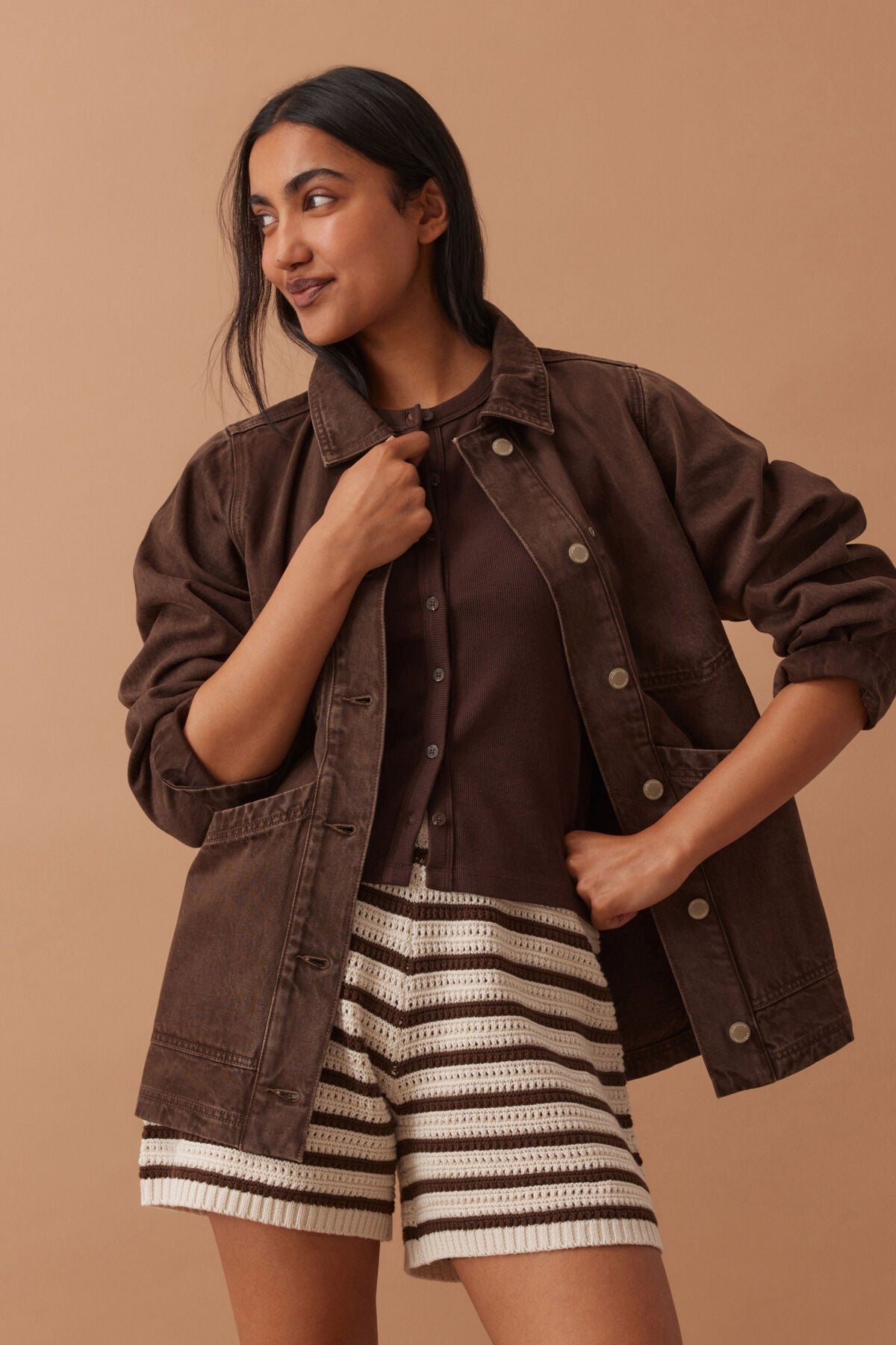 Molly Textured Knit Short