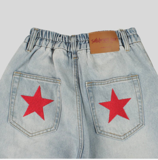Star Bottomed Jeans - Unisex