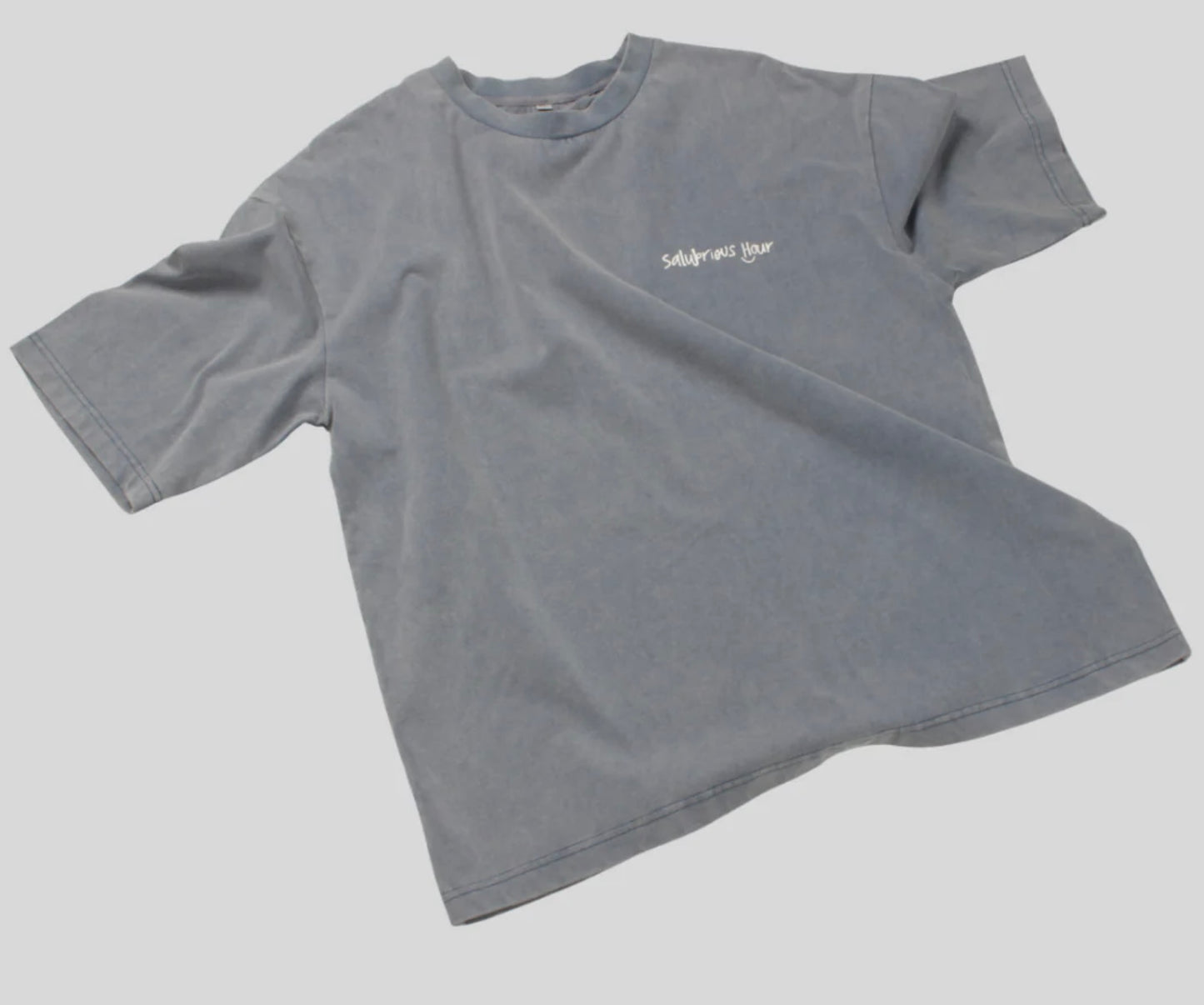 Denim Boxy T-Shirt | Unisex