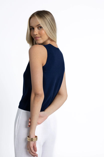 Collette Tank | Navy