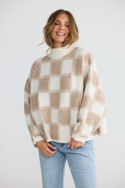 Nyx Knit | Oat W Ivory
