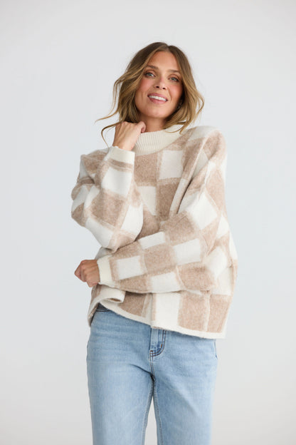 Nyx Knit | Oat W Ivory