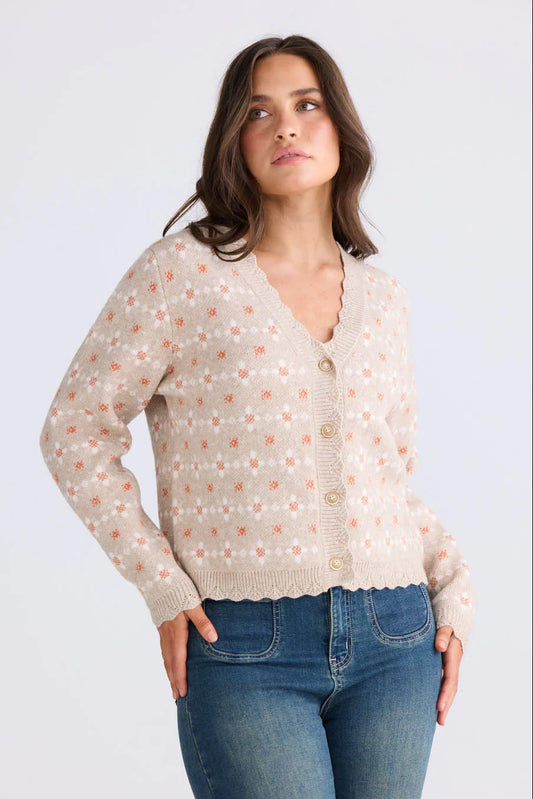 Prairie Cardi | Daisy Beige