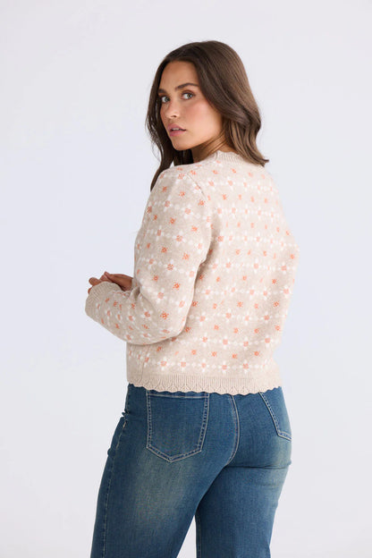 Prairie Cardi | Daisy Beige