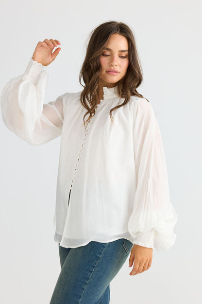 Sylva Blouse | Off White