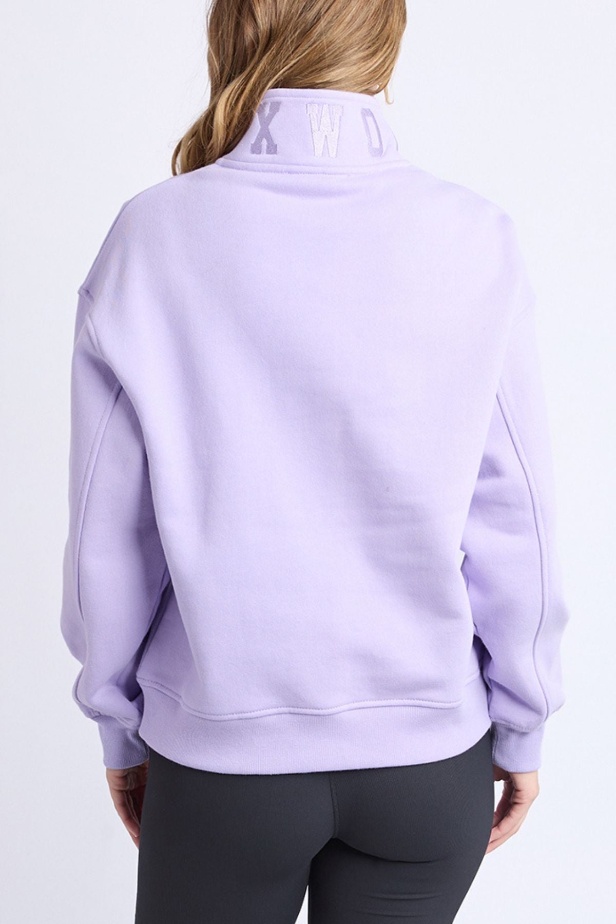 College Zip Crew | Lavender