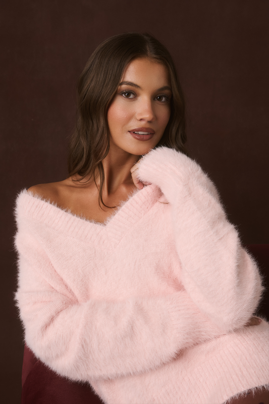 Emmie Sweater| Blush