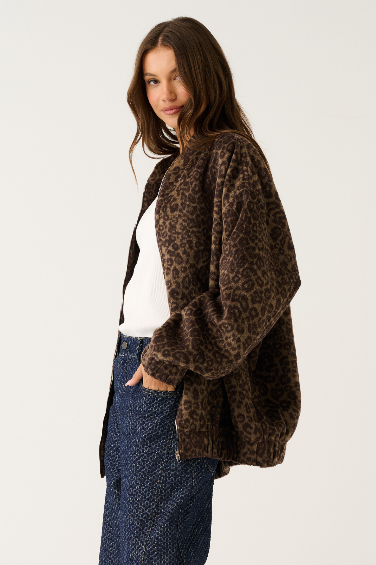 Milo Jacket | Brushed Leopard