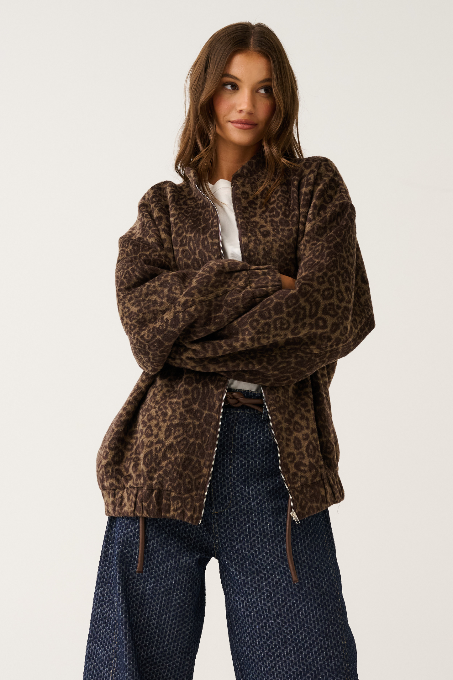 Milo Jacket | Brushed Leopard