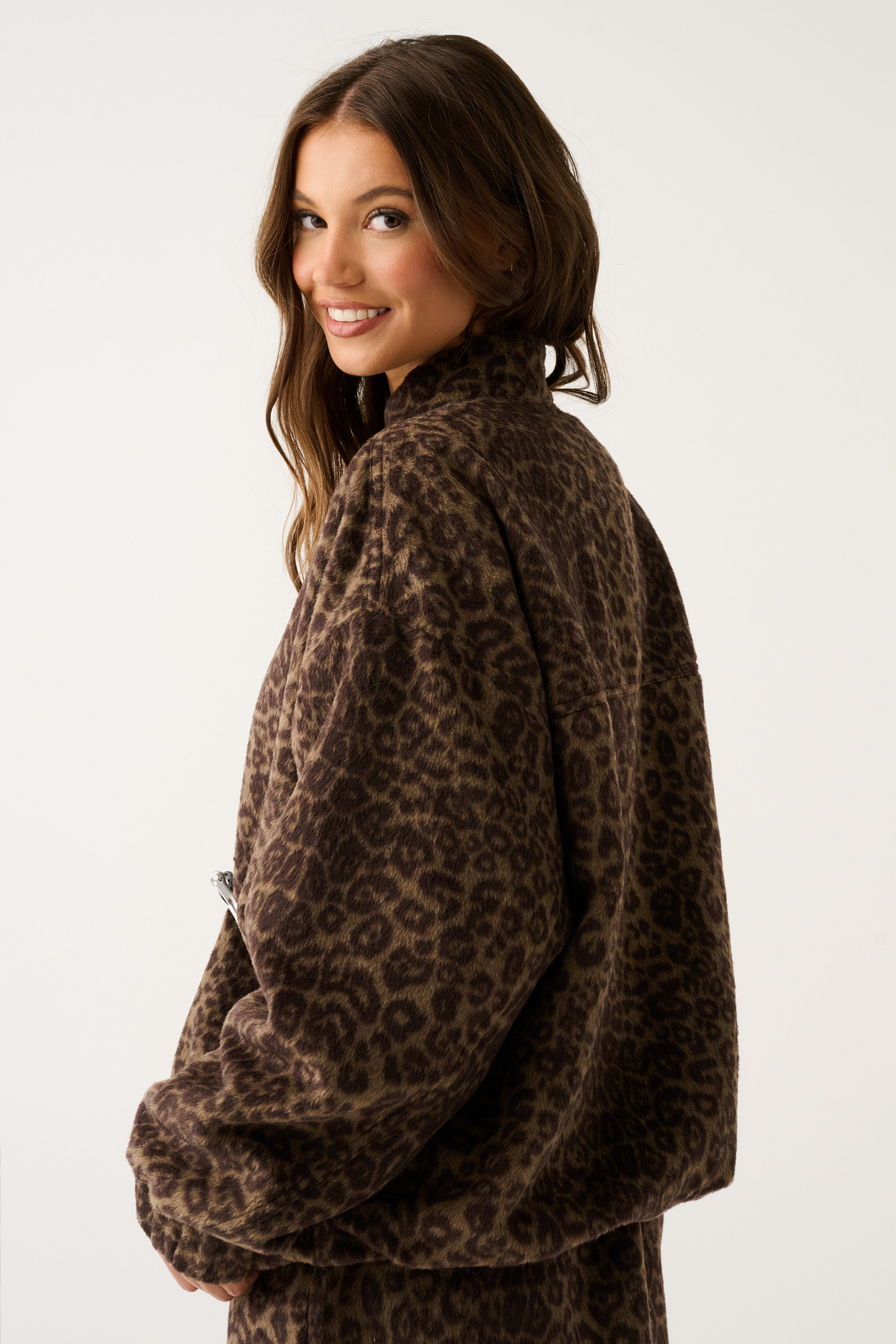 Milo Jacket | Brushed Leopard