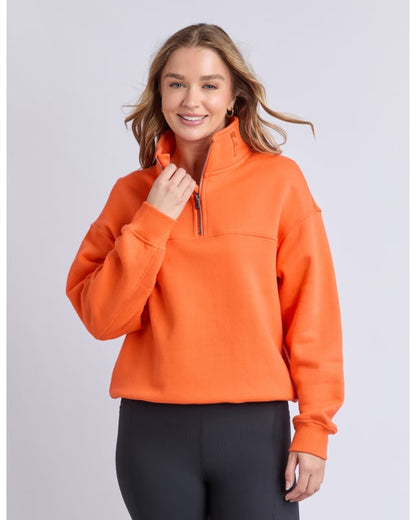 College Zip Crew | Orange