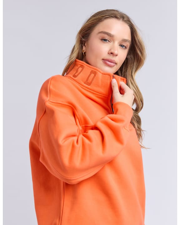 College Zip Crew | Orange