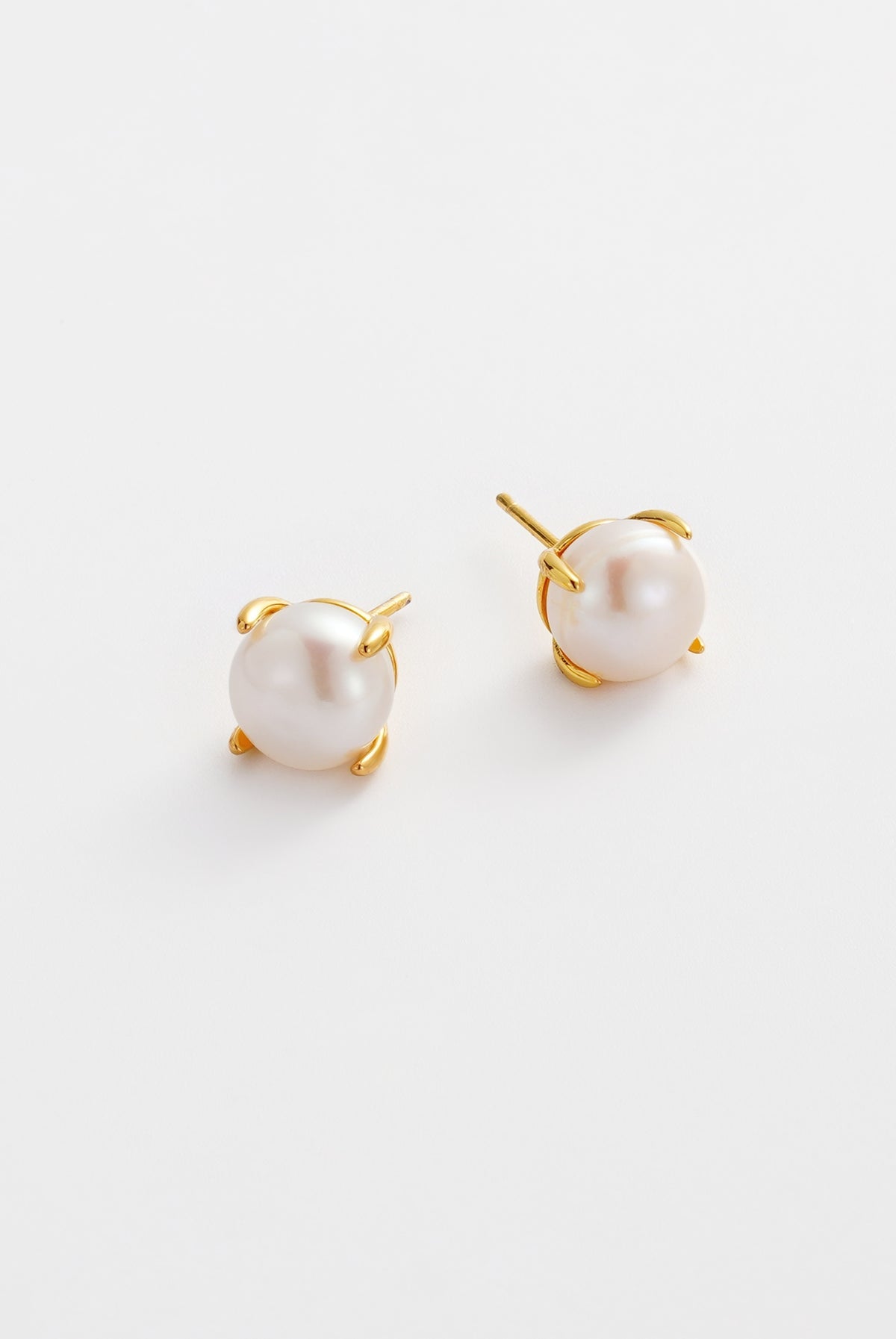Elise Pearl Stud | Gold
