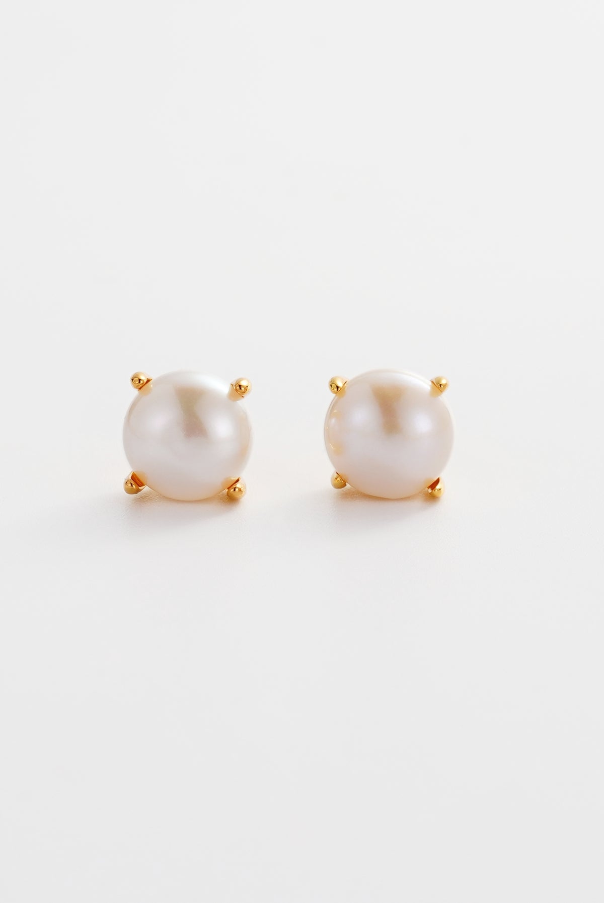 Elise Pearl Stud | Gold