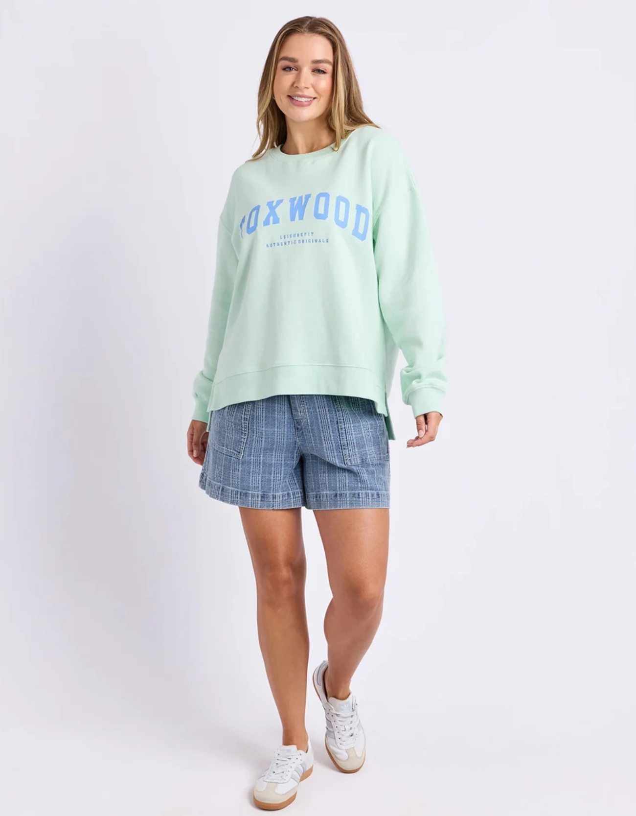 Interval Crew | Mint/Bluebell