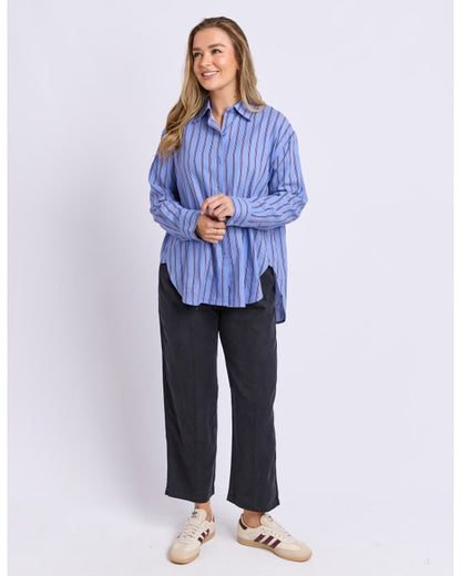 Alba Shirt | Cornflour Blue