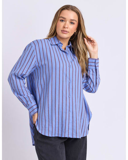 Alba Shirt | Cornflour Blue