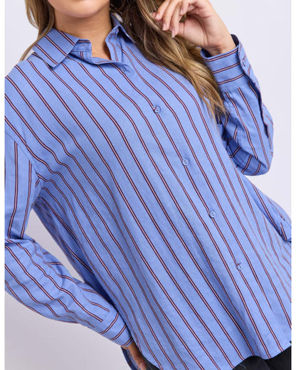 Alba Shirt | Cornflour Blue