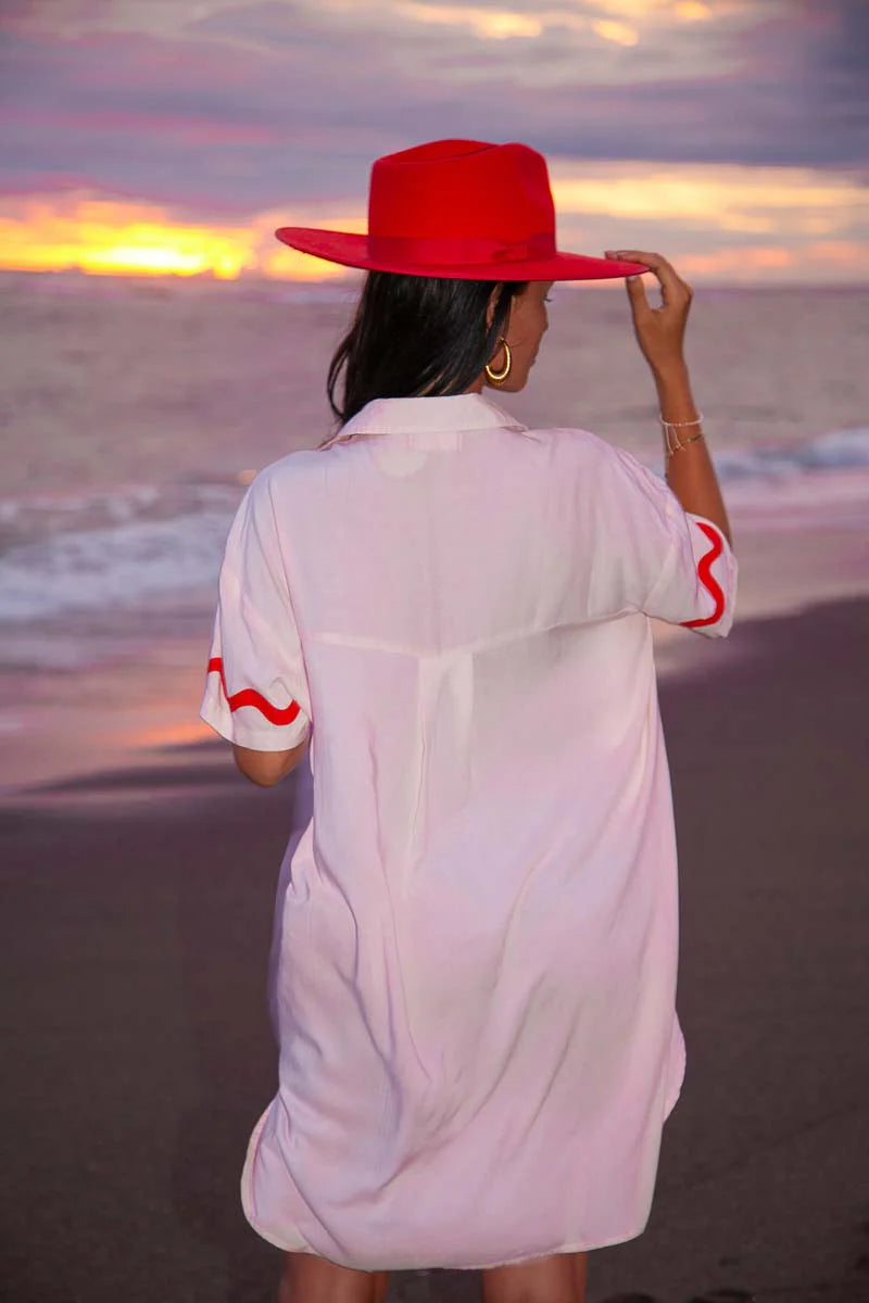 Wine Club Shirt | Pink/Red