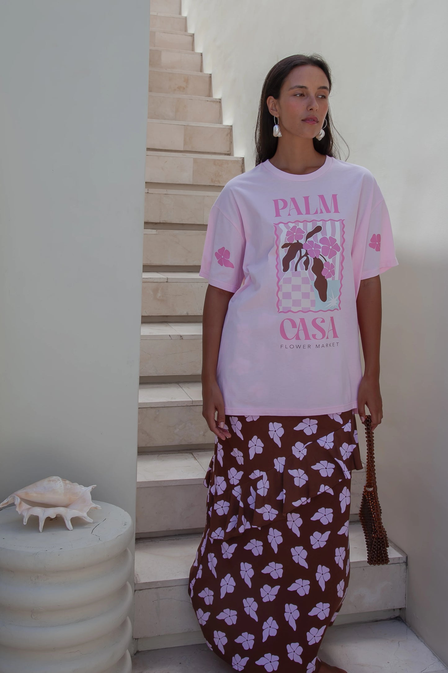Flower Market T-Shirt | Pink