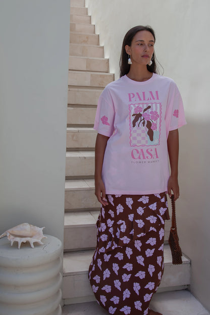 Flower Market T-Shirt | Pink