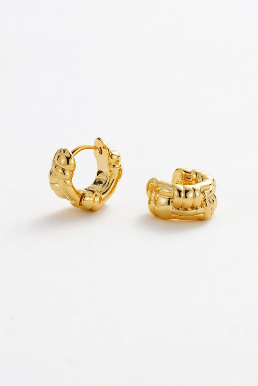 Brielle Huggie | Gold