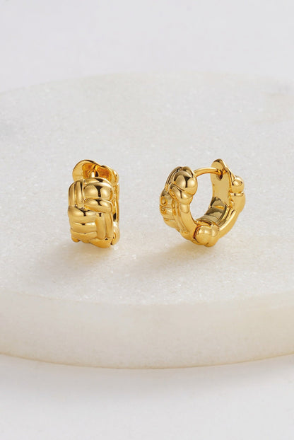 Brielle Huggie | Gold