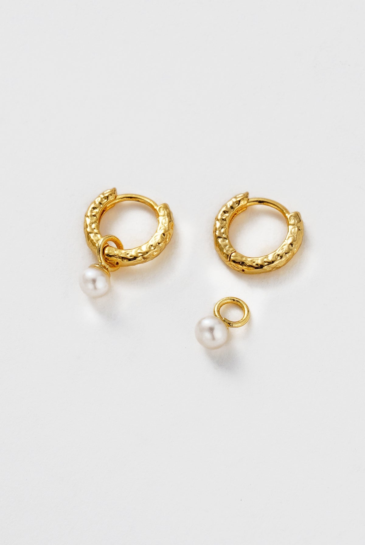 Emery Earring | Pearl/Gold