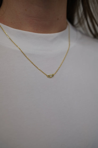 Evil Eye Necklace | Gold
