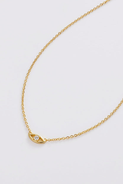 Evil Eye Necklace | Gold
