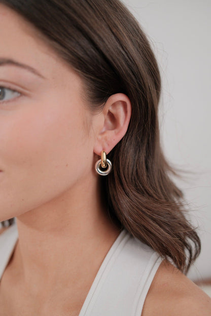 Skye Hoop | Gold/Silver