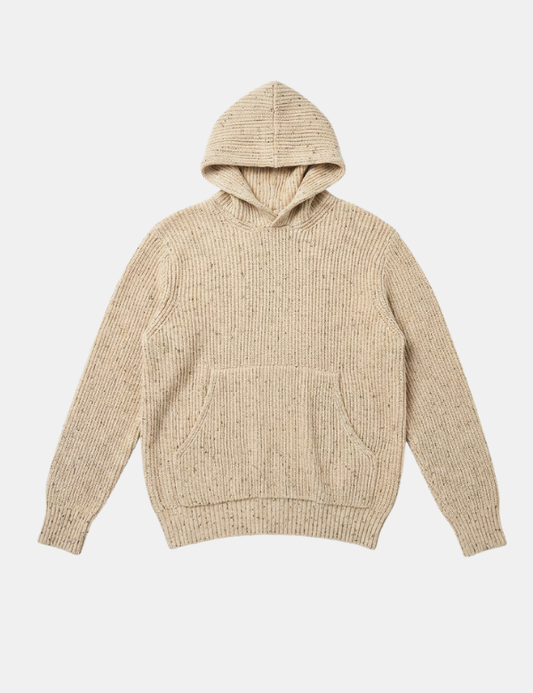 Fisher Hood Knit | Oatmeal