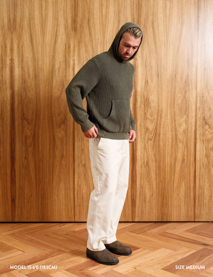 Fisher Hood Knit | Fatigue