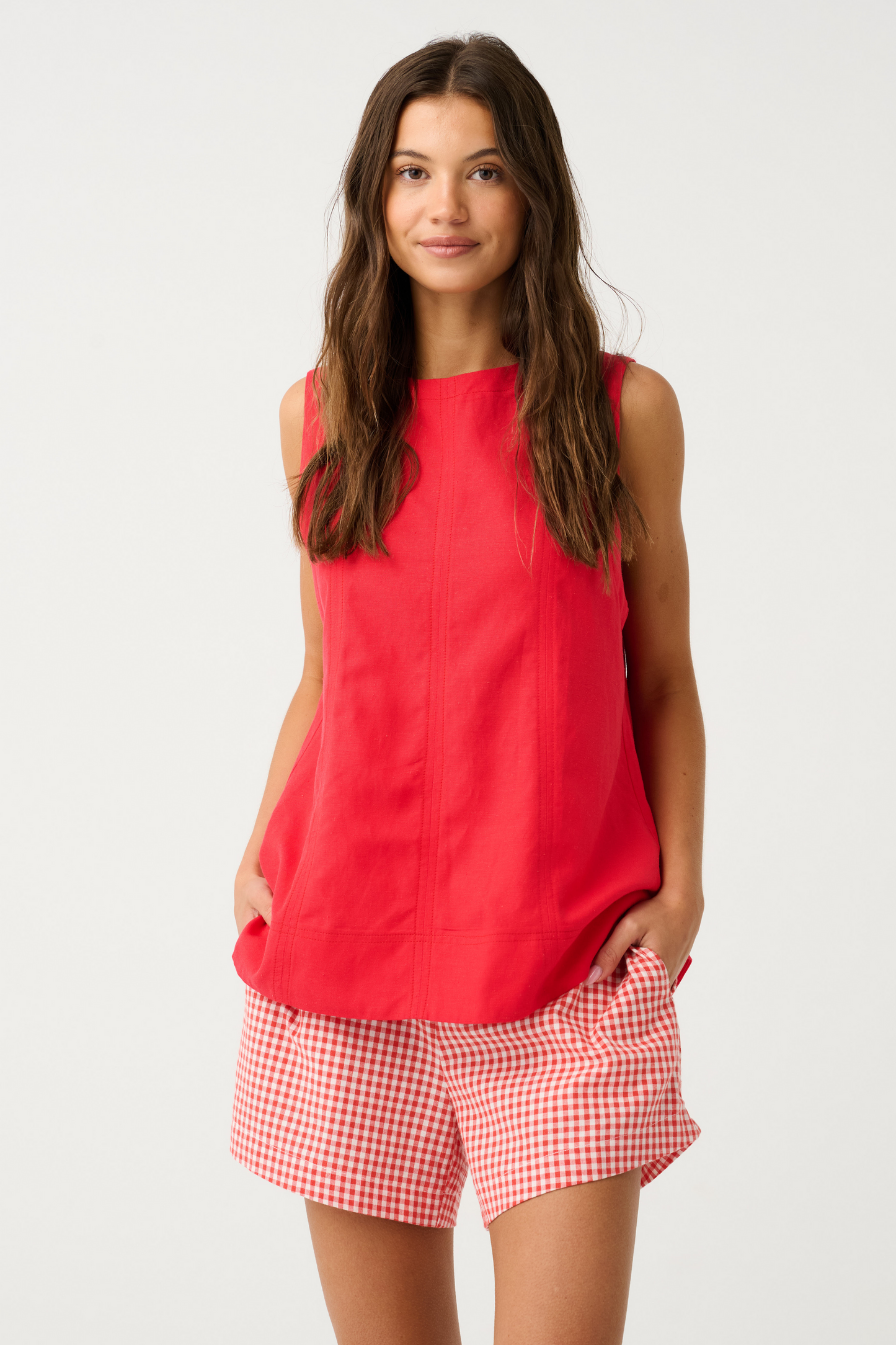 Demi Short | Mandarin Gingham