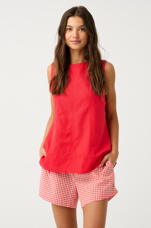 Demi Short | Mandarin Gingham