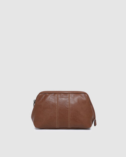 Albie Saddle Toiletry Case
