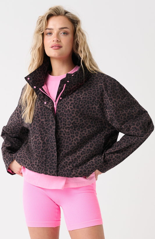 Beau Spray Jacket | Chocolate Leopard
