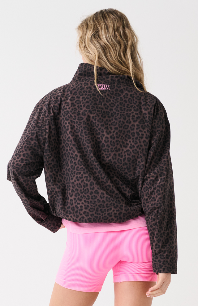 Beau Spray Jacket | Chocolate Leopard