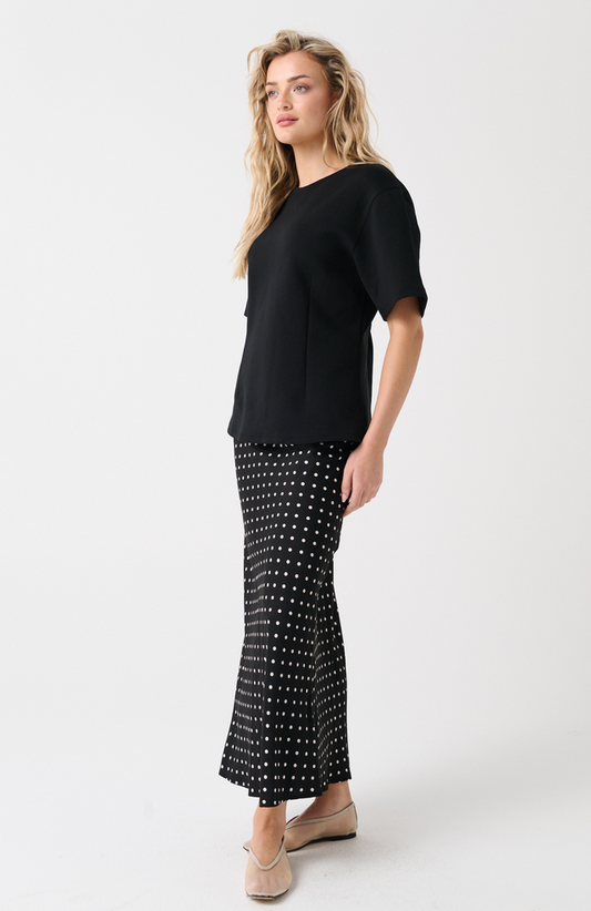 Millie Slip Skirt | Black Spot