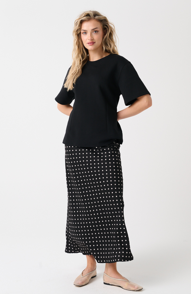 Millie Slip Skirt | Black Spot