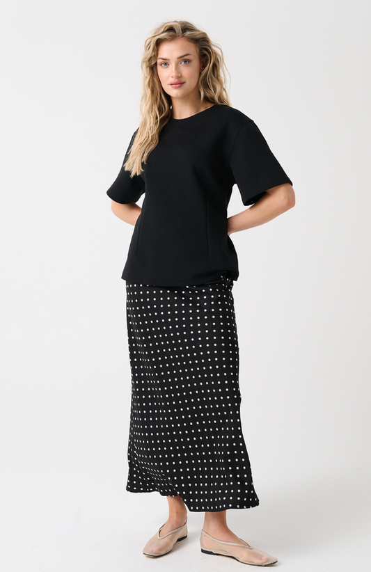Millie Slip Skirt | Black Spot