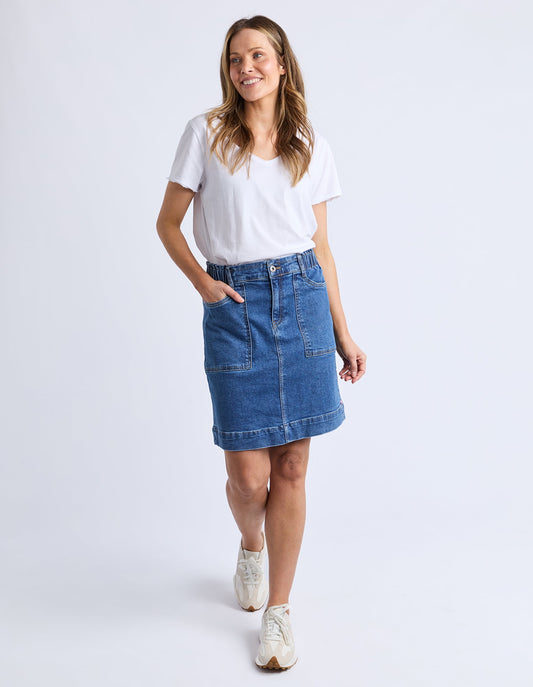 Atlas Denim Skirt