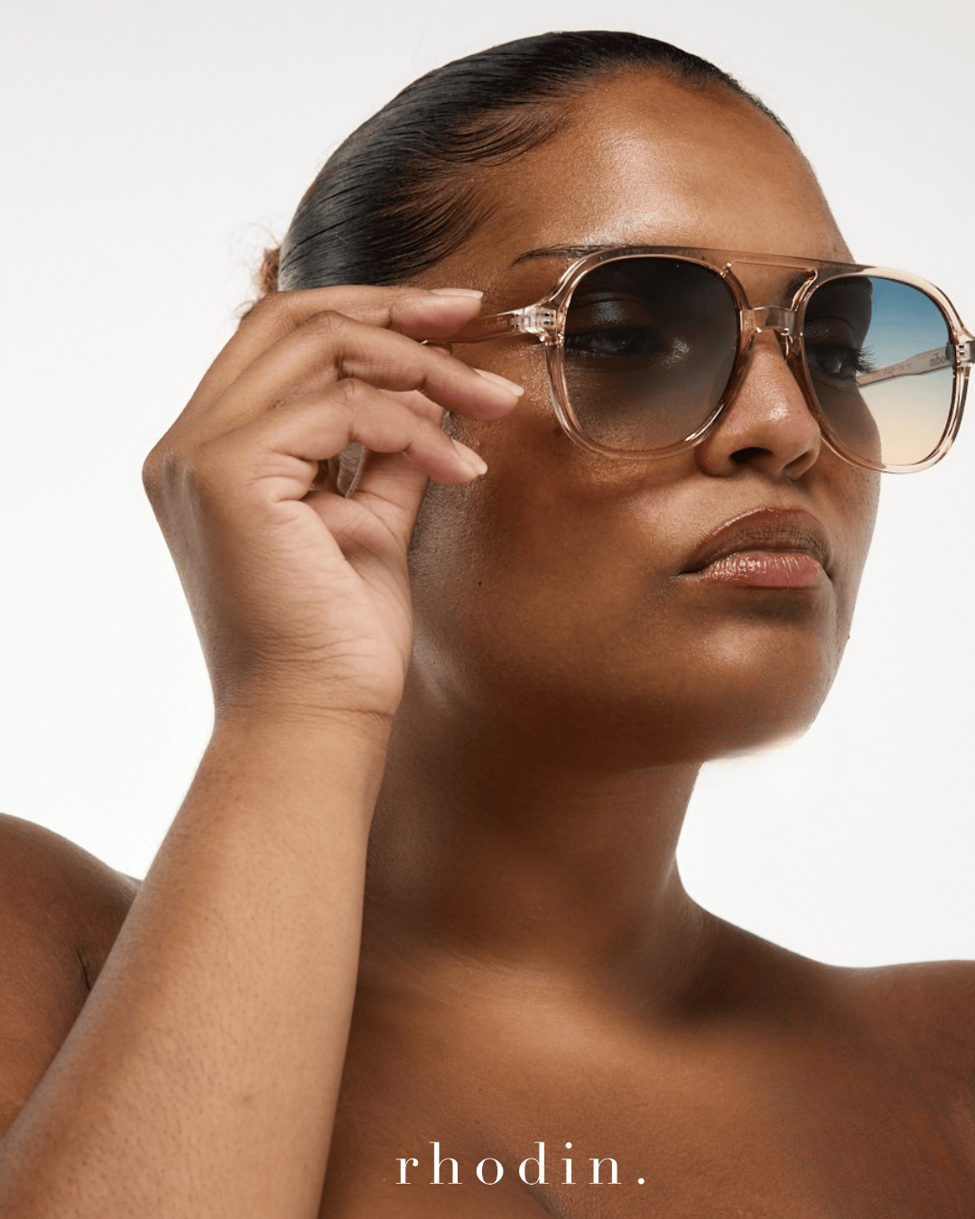 RC Peach Pool Aviator Sunglasses
